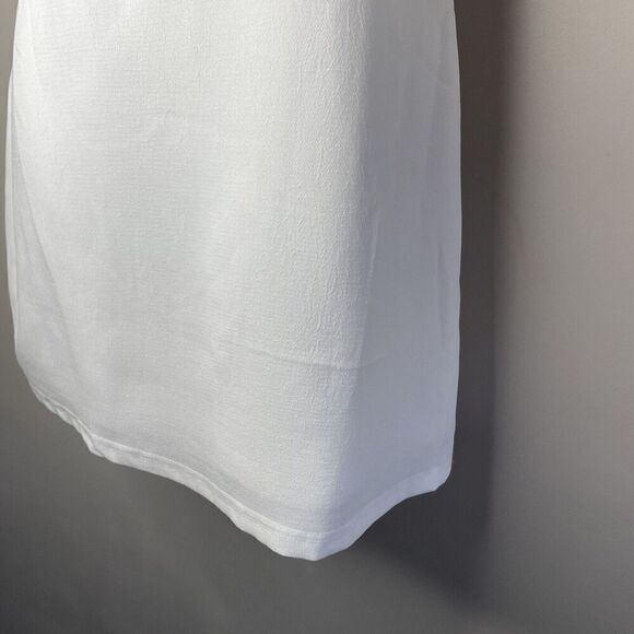 FOREVER 21 Dress Womens Large L Ivory Off-Shoulder NEW Mini Lined - Picture 4 of 10